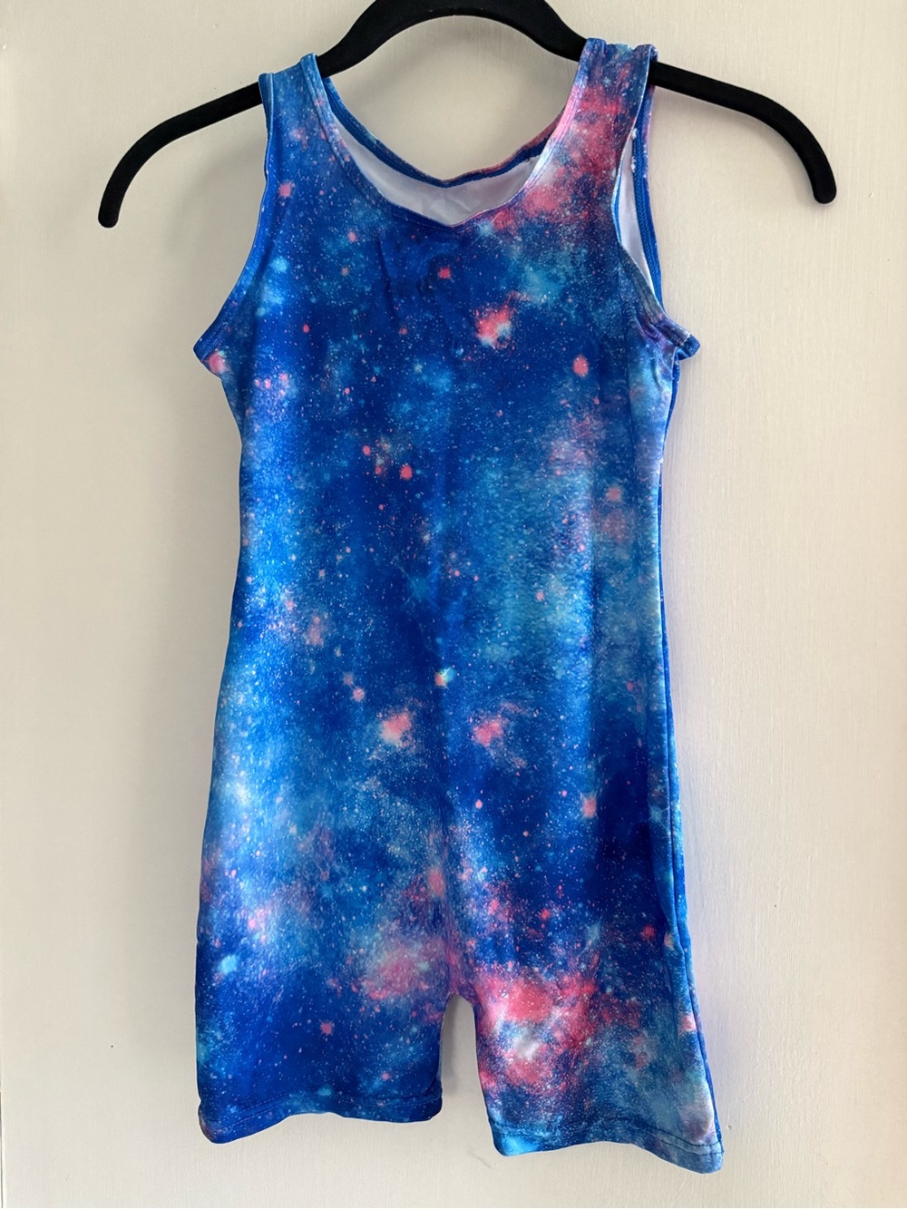 Gymnastics Leotard Blue & Pink Size 8-9